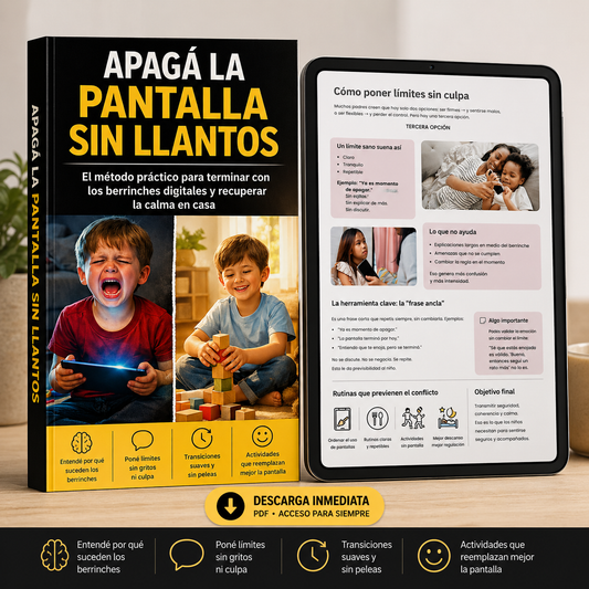 Apagá la pantalla sin llantos