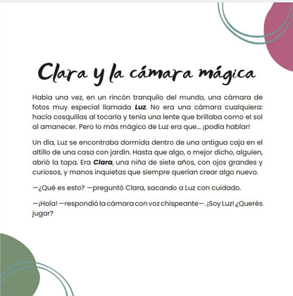 Pack Digital - Fotografía Divertida + Cuento "Clara y la Cámara Mágica" + 5 Bonos